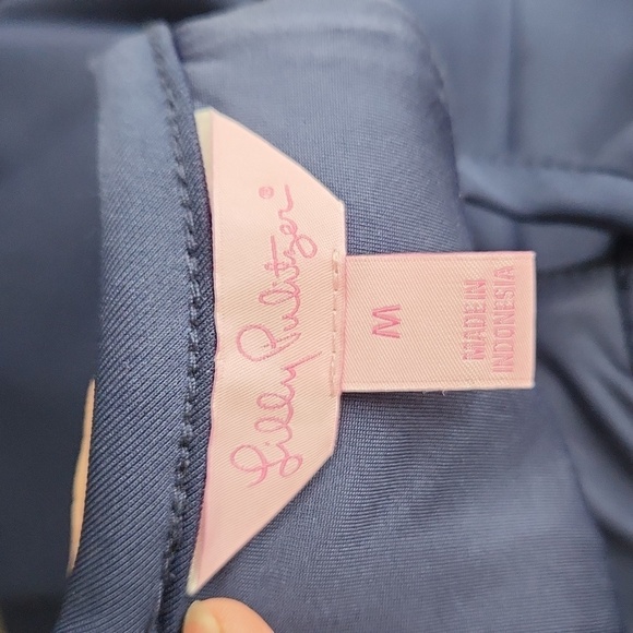 Lilly Pulitzer Navy Aurelie Midi Halter Dress - Picture 6 of 8